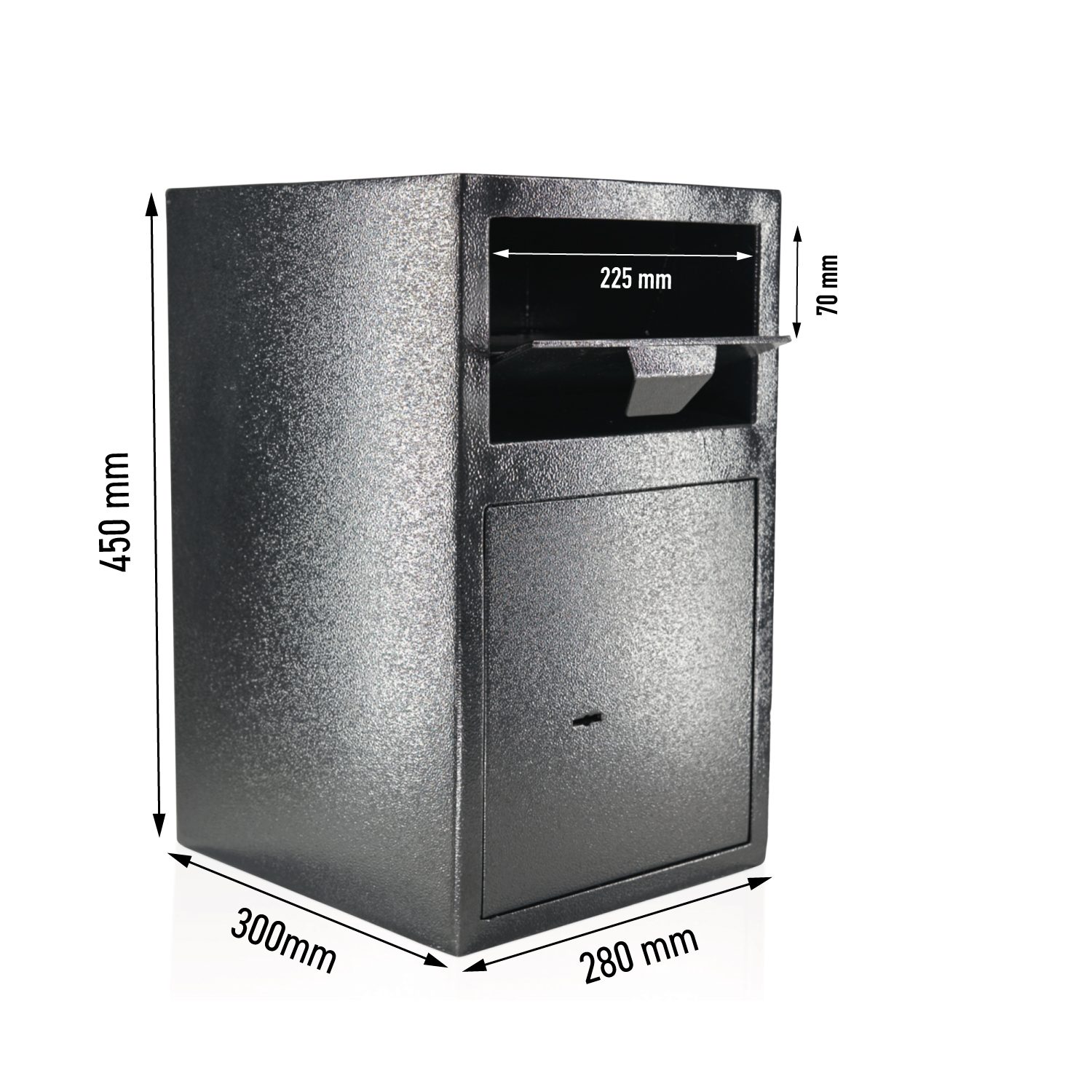 Deposit Safe with Deposit Flap | Security Level A | Gastronomy | Key Lock