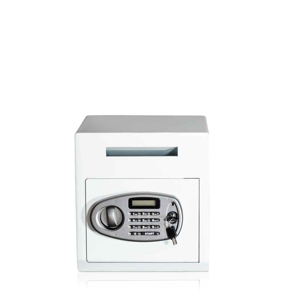 Deposit Safe with Electronic Lock | White | Safe for Fashion Store or Restaurant