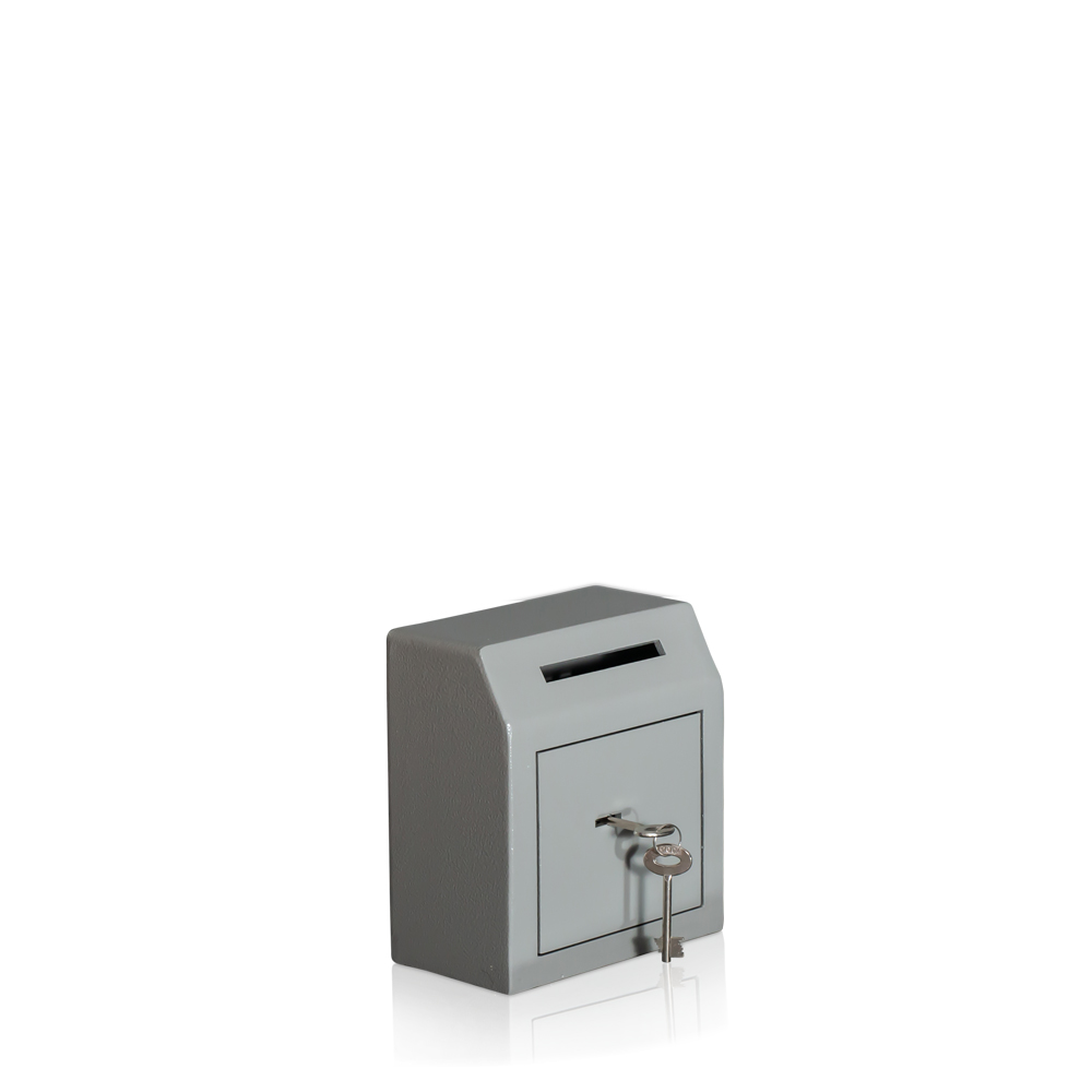 Donation Box | Corner Slot | Collection | Church Safe | Security Level A | Key Lock