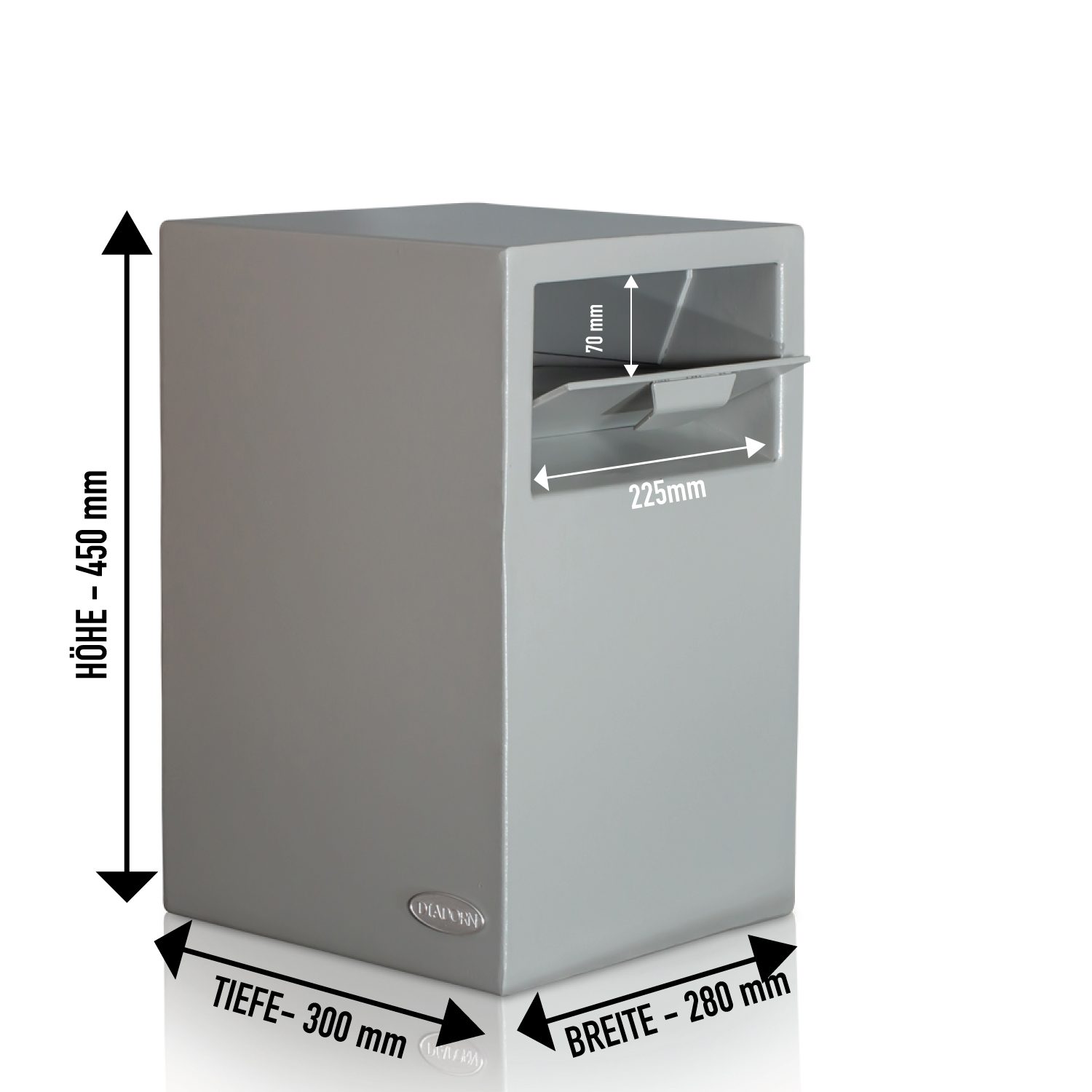Deposit Safe | Front Deposit Flap | Rear Retrieval | Car Dealership | Key Lock