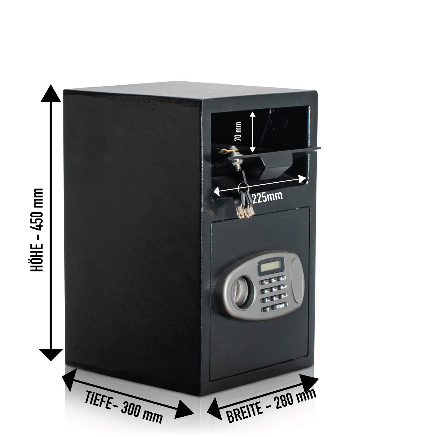 Deposit Safe | Lockable Deposit Flap | Deposit Safe | Electronic