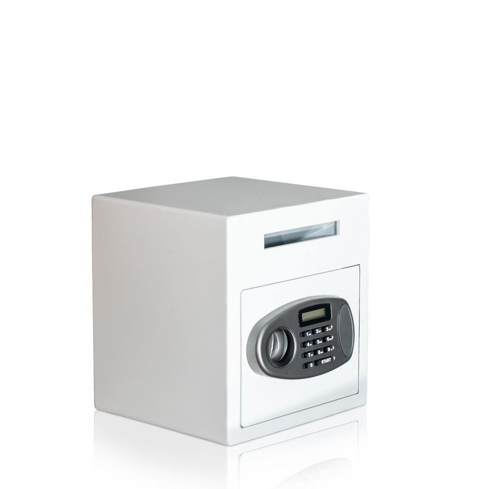 Deposit Safe with Electronic Lock | White | Safe for Fashion Store or Restaurant