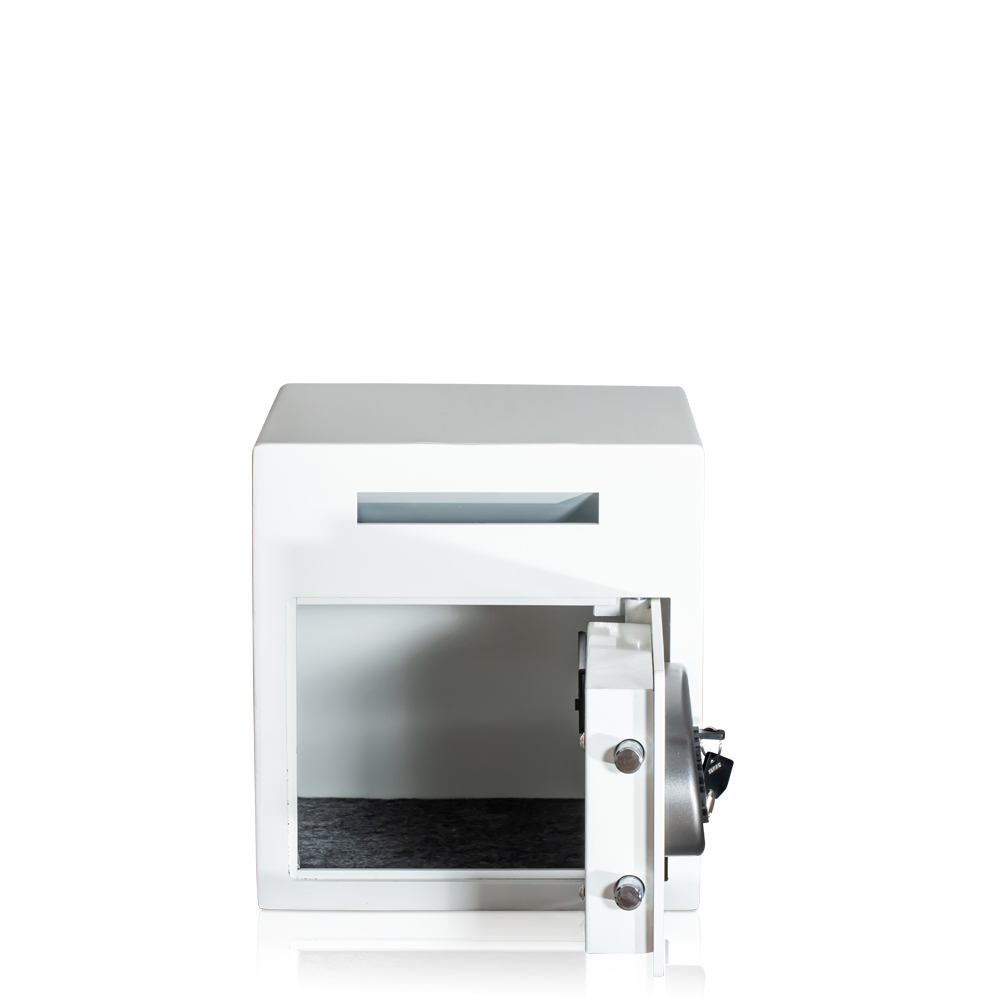 Deposit Safe with Electronic Lock | White | Safe for Fashion Store or Restaurant