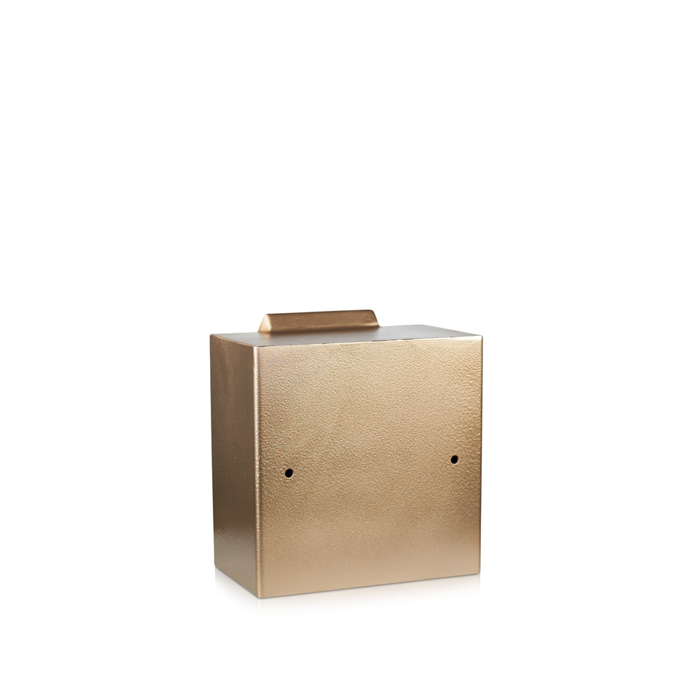 Offering box | Gold - Copper | Corner Slot | Heavy Design | High Quality | Church Safe | Donation Safe