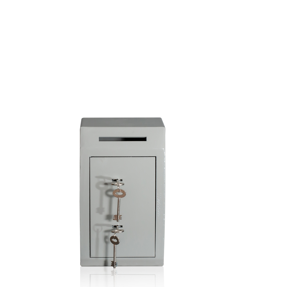 Donation Box | Corner Slot | Collection | 4 Eyes Principle | Security Level A | 2 Locks