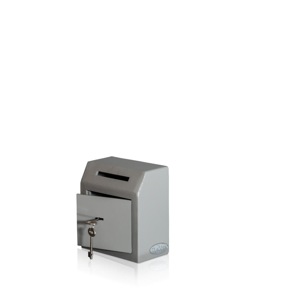 Donation Box | Corner Slot | Collection | Church Safe | Security Level A | Key Lock