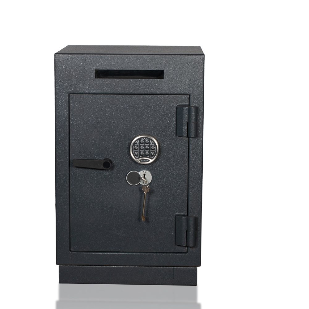Heavy-Duty Drop Safe | Very Secure | 8 Locking Bolts | 4-Eye Locking Principle | Key Lock & Pin Code